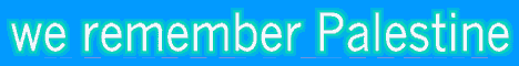 We love Palestine